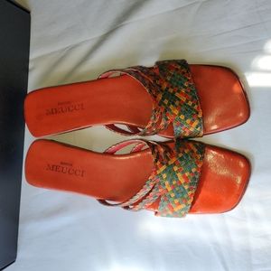 Sesto Meucci woven leather sandals